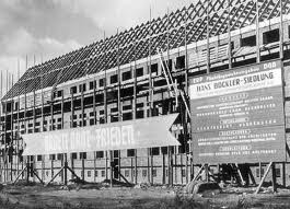 L'Allemagne en reconstruction grâce au Plan Marshall.